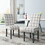 Dining Chair, Grey Plaid 60162-00GRYPLD