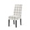 Dining Chair, Grey Plaid 60162-00GRYPLD