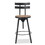 Metal Chair With Wooden Seat 60164-00