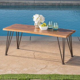Zion Industrial Wood And Metal Coffee Table 60392-00