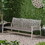 Hampton Wood + Wicker 3 Seater 60395-00WTCLMBLK