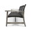 Hampton Wood + Wicker 3 Seater 60395-00WTCLMBLK