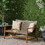 Hampton Wood + Wicker Loveseat 60396-00WTCMCA