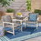 Hampton Wood + Wicker Club Chair 60397-00WTCLMBLK