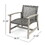 Hampton Wood + Wicker Club Chair 60397-00WTCLMBLK