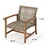 Hampton Wood + Wicker Club Chair 60397-00WTC