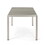 Coral Outdoor Aluminum Dining Table with Faux Wood Top, Gray Finish,Grey 60452-00