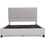 Scout Fully Upholstered Queen Whole Bed 60543-00LGY-Q-FULL-BED