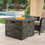 35" Square Mgo Fire Pit - 40000 Btu. 60676-00NTL-40K