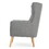 Club Chair, Grey 60751-00GRY