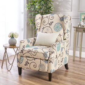 Recliner, White+Multi 60760-00