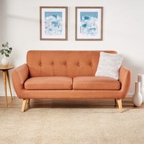 Sofa, Burnt Orange 60863-00BORG