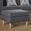 Ottoman, Dark Gray 61043-00ODGY