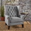 Accent Chair, Grey 61141-00GRY