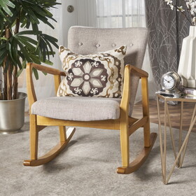 Solid Wood Rocking Chair 61212-00WHT