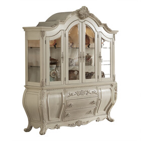 ACME Ragenardus Hutch & Buffet in Antique White 61284