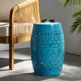 Ruby 12" Side Table - Blue