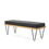 Bench, Charcoal grey, MDF