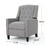 Classic Light Grey Fabric Push Back Chair 61371-00LGRY