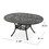 Outdoor Expandable Aluminum Dining Table, Black Sand Finish 61394-00