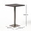 Rattan 26" SQUARE BAR TABLE 61557-00MBRN