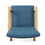 Blue Fabric Upholstered Rocking Chair 61598-00MBLU