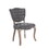 Kd Tufted Chair (Wthr) (Set of 2) 61624-00GRYRUB