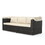 Glaros Sofa Set With Canopy - Brown 61627-00SET