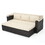 Glaros Sofa Set With Canopy - Brown 61627-00SET
