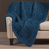 Throw Blankets, Blue 61664-00BLU
