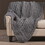 Throw Blankets, DARK GREY 61664-00DGRY