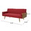 Aidan Mid Century Modern Tufted Fabric Sofa 61688-00RED