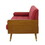 Aidan Mid Century Modern Tufted Fabric Sofa 61688-00RED