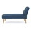 Mid Century Modern Fabric Chaise Lounge