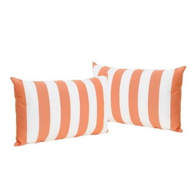 Coronado Stripe Rectangular Pillow 62038-00ORGMP2
