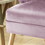 Michaela Mid Century Velvet Tufted Accent Chair, Light Lavender 62145-00LTLAV