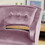 Michaela Mid Century Velvet Tufted Accent Chair, Light Lavender 62145-00LTLAV