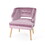 Michaela Mid Century Velvet Tufted Accent Chair, Light Lavender 62145-00LTLAV