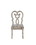 ACME Esteban Side Chair (Set-2) in Ivory Velvet & Antique Champagne Finish 62202