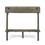 Outdoor Acacia Wood Balcony Bar Table, Gray Finish 62603-00GRY