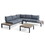 Eldon Sofa Seater 62746L-62746R-62748-00SETGRY