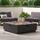 40" Square Iron Fire Pit - 50 000 Btu 62838.00DGRY- 50K