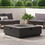 40" Square Iron Fire Pit - 50 000 Btu 62838.00DGRY- 50K