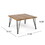 Zion Industrial Wood And Metal Coffee Table