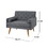 Club Chair, DARK GREY 63050-00DGRY