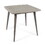 Outdoor Square Acacia Wood Dining Table with Straight Legs, Gray 63258-00GRY