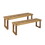 Nestor Bench Set Of 2, Natural 63892.00