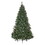 7' Mixed Frosted Hinged Tree with 52 Frosted Pine Cones and 26 Red Berry and Dia:53",1219 Tips