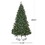 7' Mixed Frosted Hinged Tree with 52 Frosted Pine Cones and 26 Red Berry and Dia:53",1219 Tips