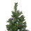 7' Mixed Frosted Hinged Tree with 52 Frosted Pine Cones and 26 Red Berry and Dia:53",1219 Tips